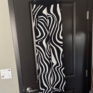 Black and White Zebra Print Pants